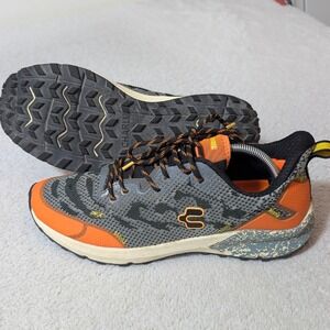 Charly Trail Running Shoes‎ Mens 11.5 Gray Orange PFX Rugged Lug Sole 1086300